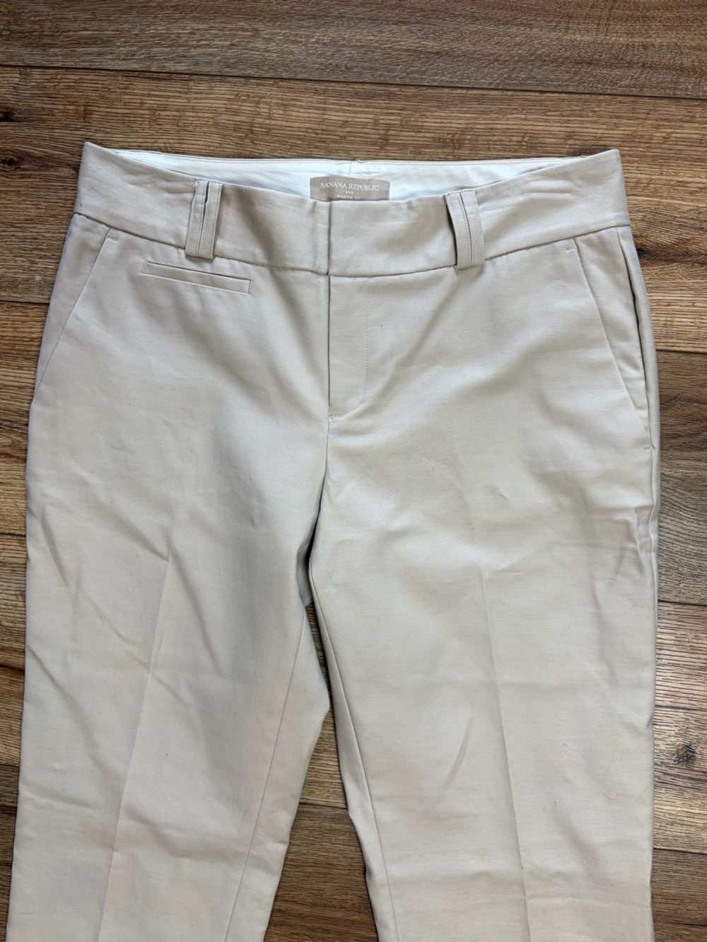 Banana Republic Martin Fit mid-rise straight-leg dress pants - Picture 4 of 9